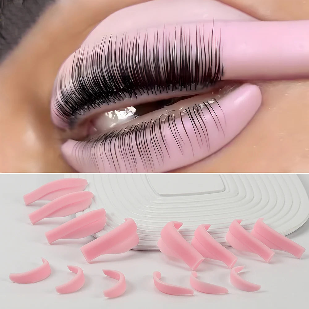 14PCS L Curl Lash Lift Rods & Shields – 7 Sizes
