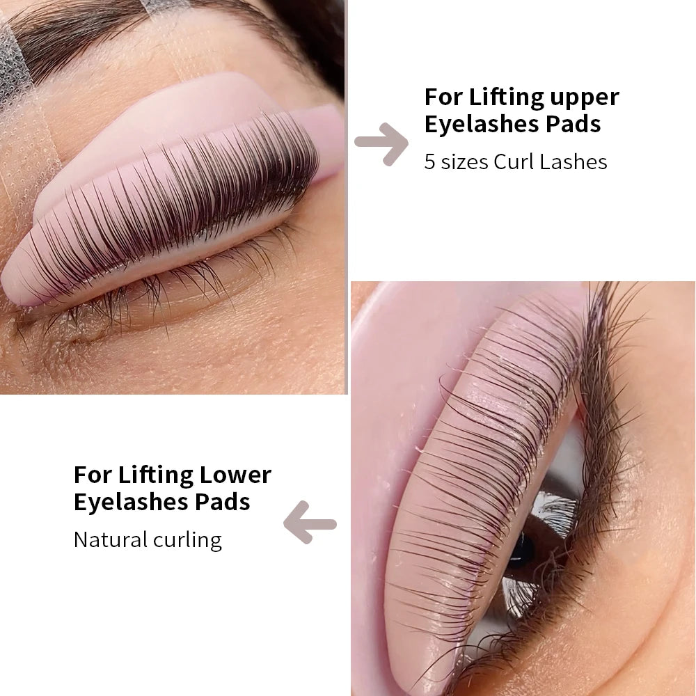 14PCS L Curl Lash Lift Rods & Shields – 7 Sizes