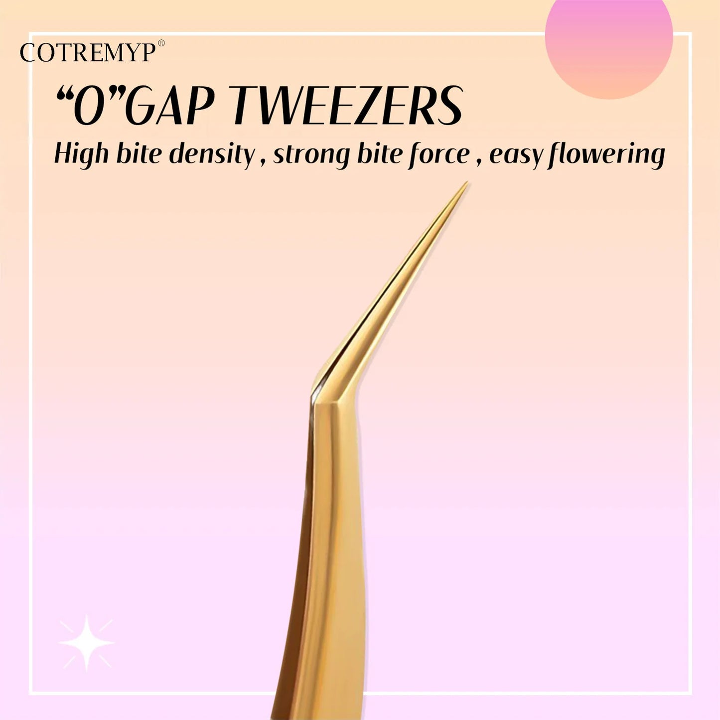 Professional Lash Extension Precision Tweezers