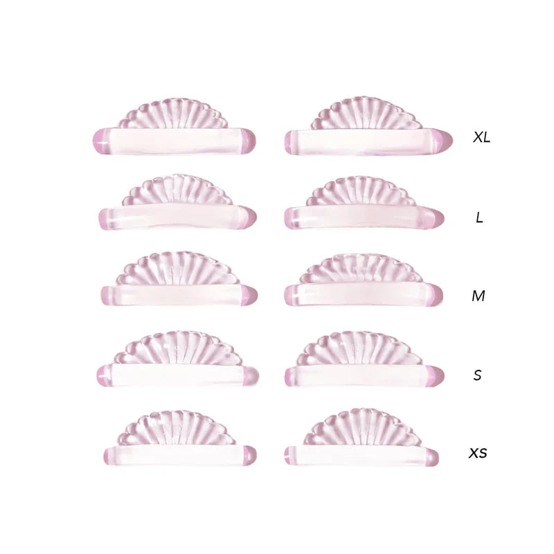 5 Pairs Round Silicone Lash Lift Shields