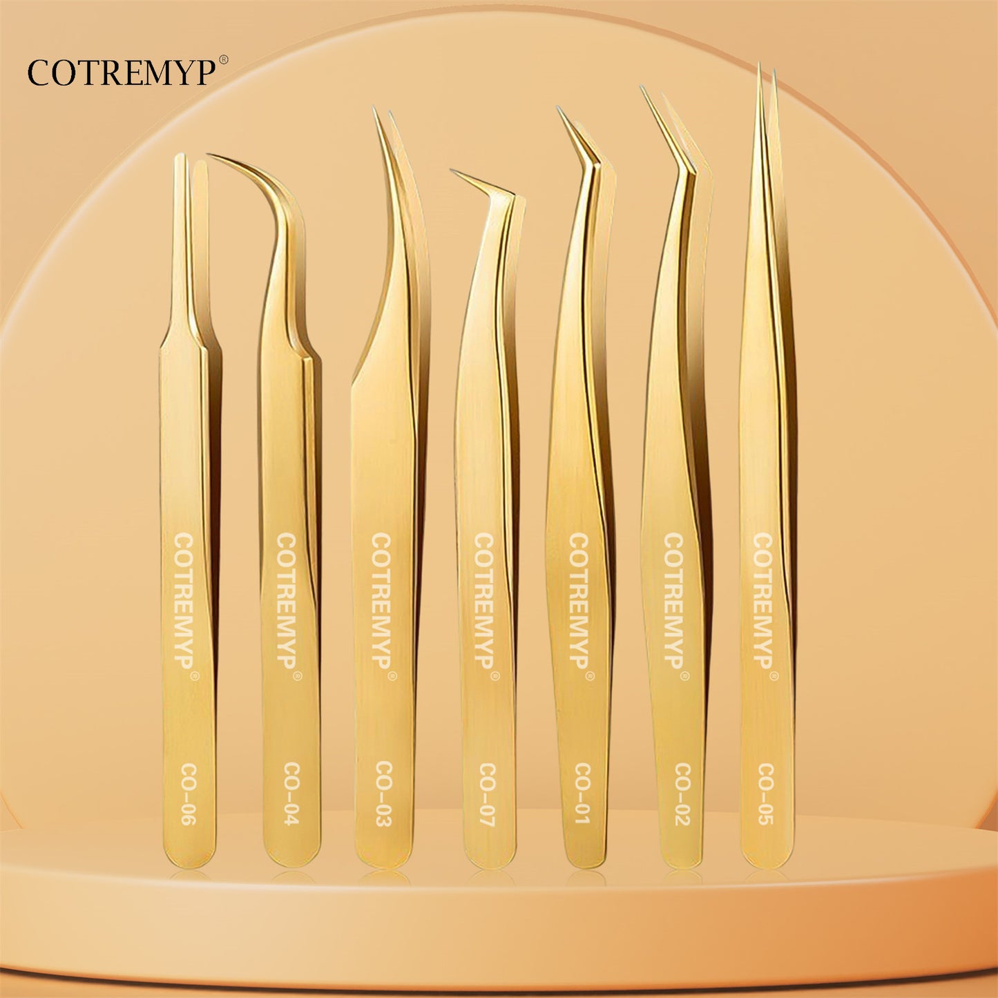 Professional Lash Extension Precision Tweezers